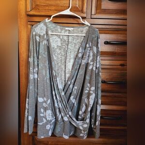 Maurices - Long sleeve top - Grey & Blue